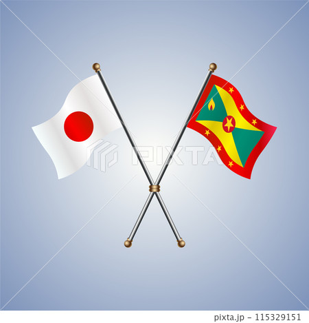 Japan and Grenada flags relations 115329151