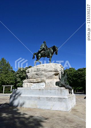 Monument to General Martinez Campos in El Retiro Park in Madrid, Spain. Monument to General Martinez Campos in El Retiro Park in Madrid, Spain. 115330227