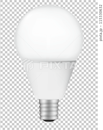リアルなLED電球のイラスト 115330632