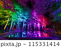空気神社のライトアップ 115331414