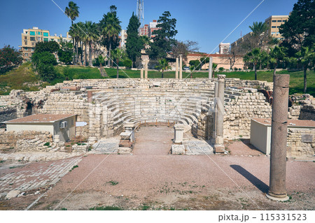 Roman amphitheatre in Alexandria 115331523