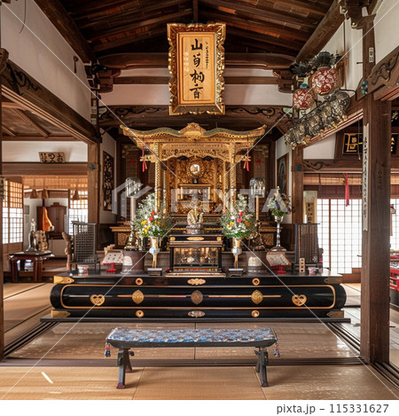 豪華な拝殿 115331627