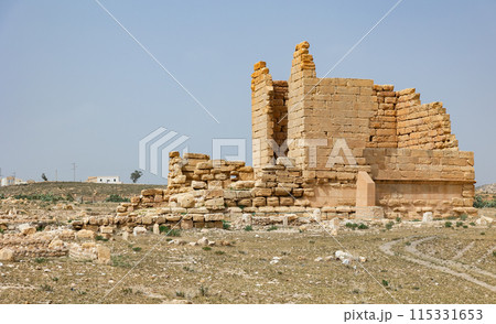 View of Temple unknown in archeological site of Sufetula 115331653