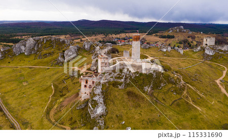 Ruined Olsztyn Castle, Poland Ruined Olsztyn Castle, Poland 115331690
