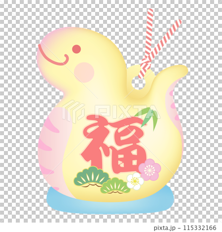 蛇の土鈴 115332166