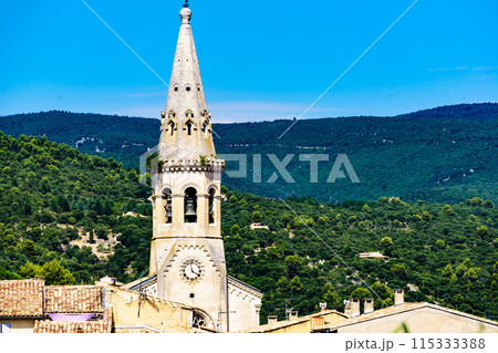 Saint-Saturnin-les-Apt village in France Saint-Saturnin-les-Apt village in France 115333388