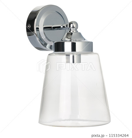Wall-Mounted Chrome Lamp 115334264