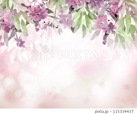 Floral background. Abstract pink background. Floral background. Abstract pink background. 115334437