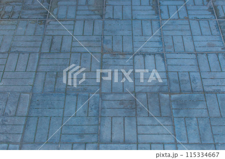 Old Dirty Blue Paving Slabs Stone Mosaic Floor Street Surface City Road Texture Background Old Dirty Blue Paving Slabs Stone Mosaic Floor Street Surface City Road Texture Background 115334667