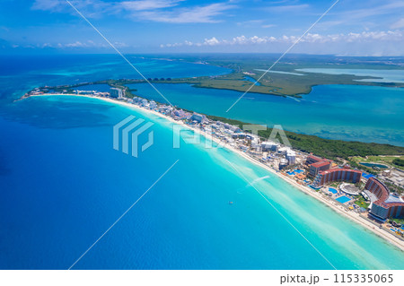 El Mirador dolphin beach, Cancun 115335065