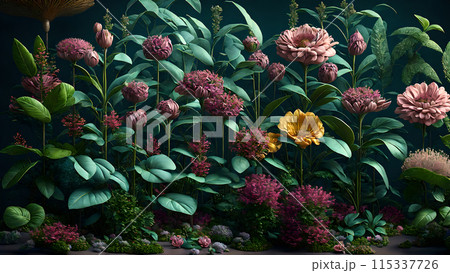 Botanical Wonderland background 3d wallpaper wallpaper picture 115337726