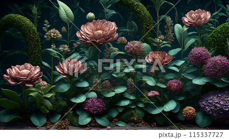 Botanical Wonderland background 3d wallpaper wallpaper picture 115337727