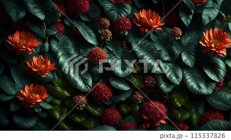 Exotic Floral Jungle background 3d wallpaper wallpaper picture Exotic Floral Jungle background 3d wallpaper wallpaper picture 115337826