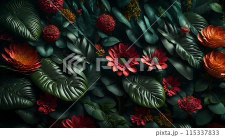 Exotic Floral Jungle background 3d wallpaper wallpaper picture Exotic Floral Jungle background 3d wallpaper wallpaper picture 115337833