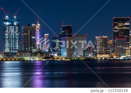 東京夜景 豊洲ぐるり公園からの風景 東京夜景 豊洲ぐるり公園からの風景 115338139