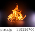 火のエフェクト_ヨコ 115339700