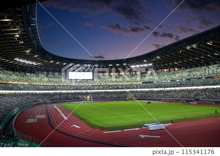 国立競技場の夜景 115341176
