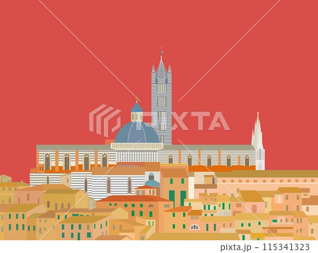 シエナ大聖堂　duomo di siena　シエナ　siena　トスカーナ　toscana　イタリア 115341323