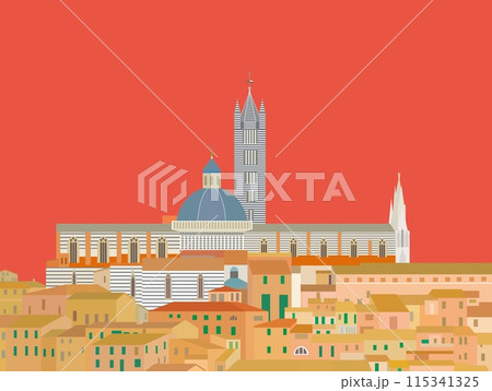 シエナ大聖堂　duomo di siena　シエナ　siena　トスカーナ　toscana　イタリア 115341325