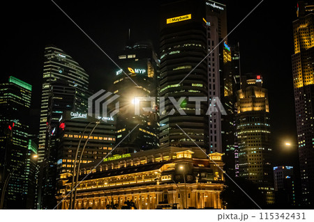 シンガポールの夜景 115342431