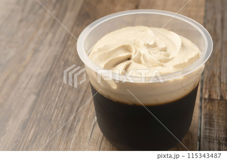 コーヒーゼリー ホイップクリーム カップ容器 コーヒーゼリー ホイップクリーム カップ容器 115343487