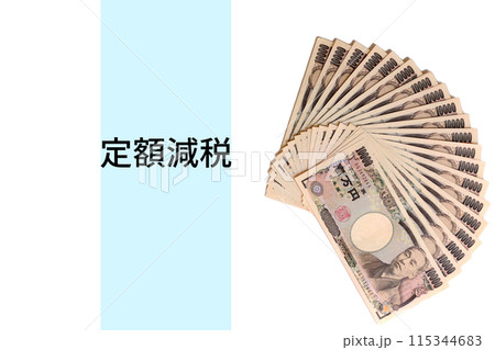 定額減税のイメージ写真 115344683