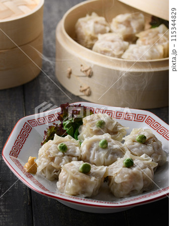 中国料理 焼売 蒸したて熱々 115344829