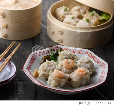 中国料理 焼売 蒸したて熱々 115344835