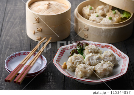 中国料理 焼売 蒸したて熱々 115344857