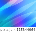 シンプルでおしゃれ グラデーションの曲線背景素材 115344964
