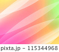 シンプルでおしゃれ グラデーションの曲線背景素材 115344968