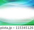 シンプルでおしゃれ グラデーションの曲線背景素材 115345126