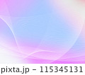 やわらかな曲線とパープルカラーのグラデーション背景素材 115345131