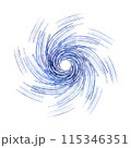 渦巻きの水流模様 渦巻きの水流模様 115346351