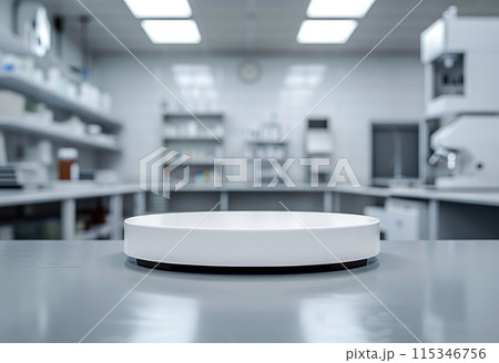 Pharmacology medicine stand mockup, empty podium on table with banner and copy space, showcasing pharmaceutical products, research, and innovation in the healthcare industry. Pharmacology medicine stand mockup, empty podium on table with banner and copy space, showcasing pharmaceutical products, research, and innovation in the healthcare industry. 115346756