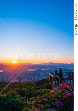 西蔵王公園展望広場・夕景 115347273