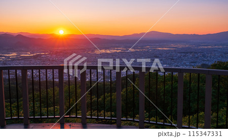 西蔵王公園展望広場・夕景 115347331