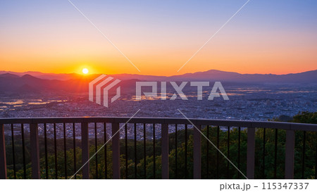 西蔵王公園展望広場・夕景 115347337