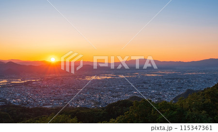 西蔵王公園展望広場・夕景 西蔵王公園展望広場・夕景 115347361