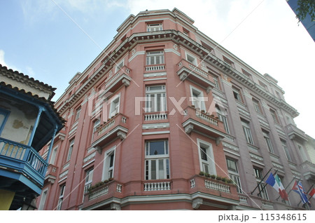 キューバ、ハバナ、オビスポ通り、ホテル・アンボス・ムンドス、ヘミングウェイの常宿 キューバ、ハバナ、オビスポ通り、ホテル・アンボス・ムンドス、ヘミングウェイの常宿 115348615