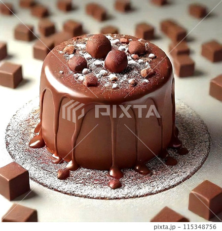 チョコレートケーキのイメージ チョコレートケーキのイメージ 115348756