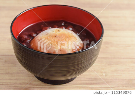 冬の味覚　ぜんざい 115349076