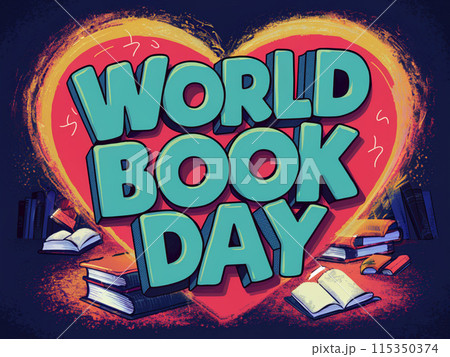 World book day. Education vector illustration World book day. Education vector illustration 115350374