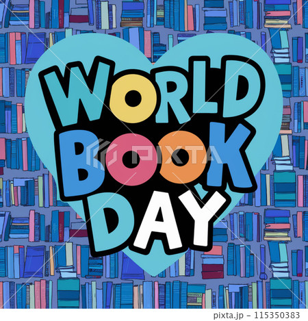 World book day. Education vector illustration 115350383