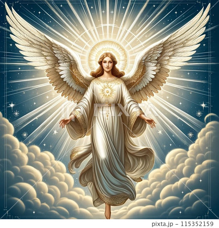 神々しい天使のイラスト素材 [115352159] - PIXTA
