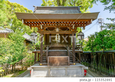 京都市上京区馬喰町の北野天満宮 末社 竈社 京都市上京区馬喰町の北野天満宮 末社 竈社 115352891