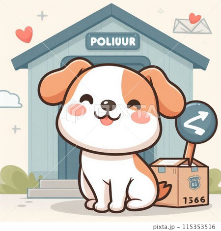 動物 犬 郵便 宅配 動物 犬 郵便 宅配 115353516