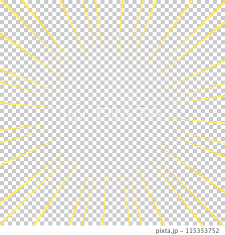 Illustration of glittering gold concentrated lines Illustration of glittering gold concentrated lines 115353752