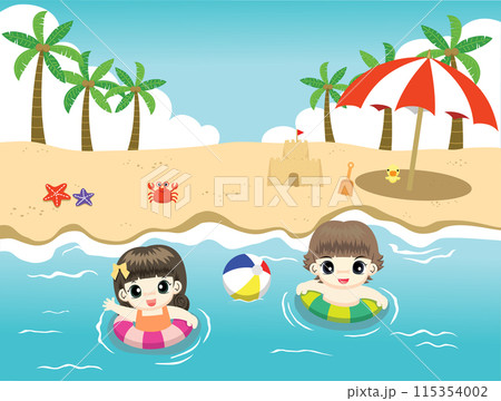 beach children beach children 115354002