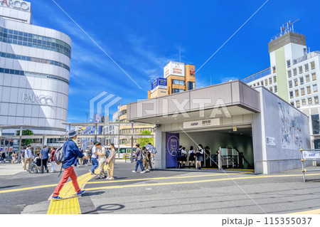 東京都調布市の都市風景 調布駅 東京都調布市の都市風景 調布駅 115355037